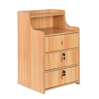Ross 3 - Drawer Nightstand Wade Logan Color: Oak