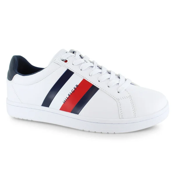 Tommy Hilfiger Men's Lectern Sneaker, White, 8.5