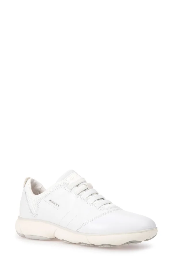 Geox Women's &Nebula& Shoe (US Size 7) in Off White