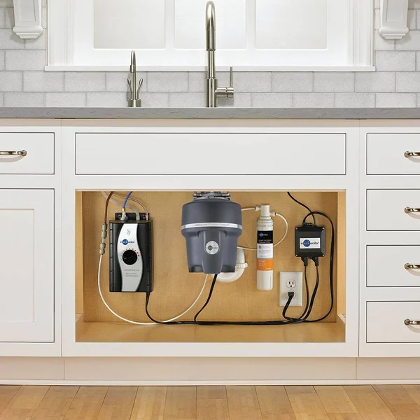 Insinkerator Cover Control Plus Evolution Batch Feed Garbage Disposal - 3/4 HP