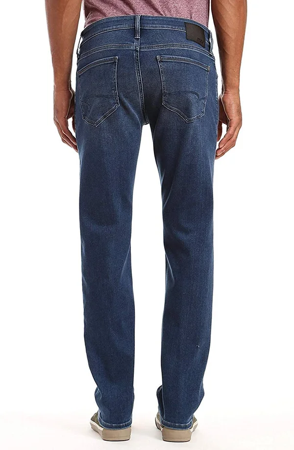 Mavi Men's Zach Straight Leg in Dark Supermove - Men's Jeans