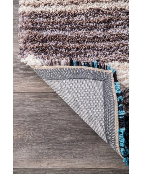 nuLOOM Hand-Tufted Classie Shag Area Rug - Soft Sky