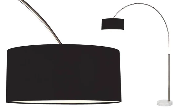 Sonneman 4097.13K - Arc Shade Floor Lamp - Satin Nickel