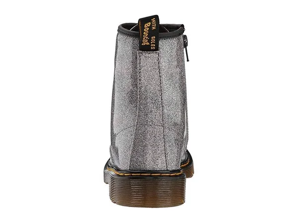 In The Box Dr Martens Gunmetal Coated Glitter Boots Size, 6 Usm, 7