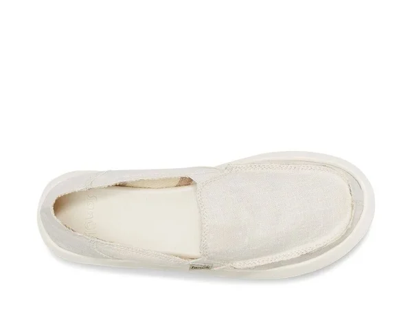 Sanuk Donna Soft Top Hemp 10 Women's White