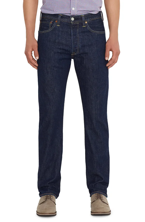 Levi&s 501 Original Straight Leg Jeans - Blue - 34 x 32