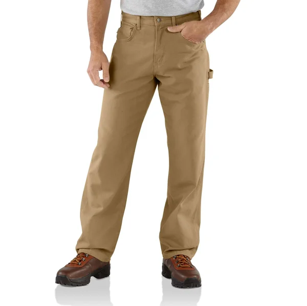 Carhartt Men's Loose Fit Canvas Carpenter Jeans - Golden Khaki