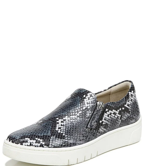 Naturalizer Hawthorn Sneakers - Blue Grey Snake Leather