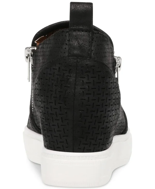 DV Dolce Vita Krissa Perforated Wedge Sneakers - Soft Gold