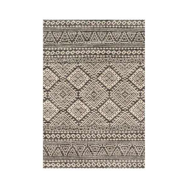Loloi Emory EB-08 9&2x22 x 12&7x22 Graphite - Ivory Rug