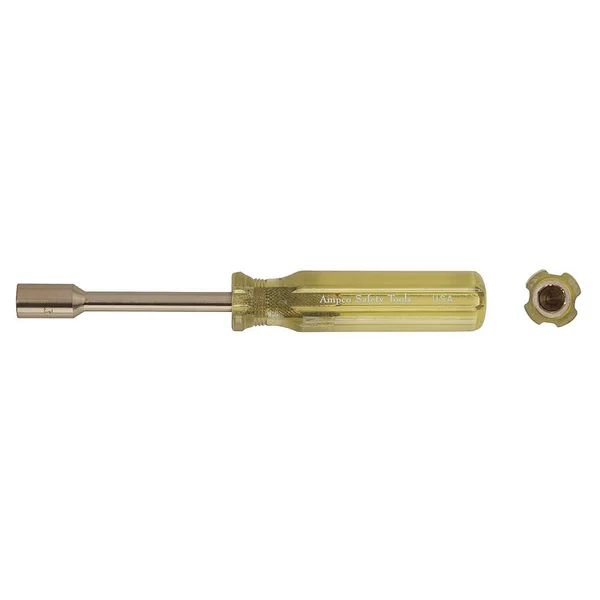 Ampco ND-14MM Nut Driver - 14.0mm, Solid, Fluted, 5-1/8 in.