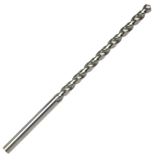 GUHRING #13 Parabolic Flute Cobalt Taper Length Drill Bit - Bright Finish - 82mm Flute Length, 126mm OAL, Four Facet, Split Point