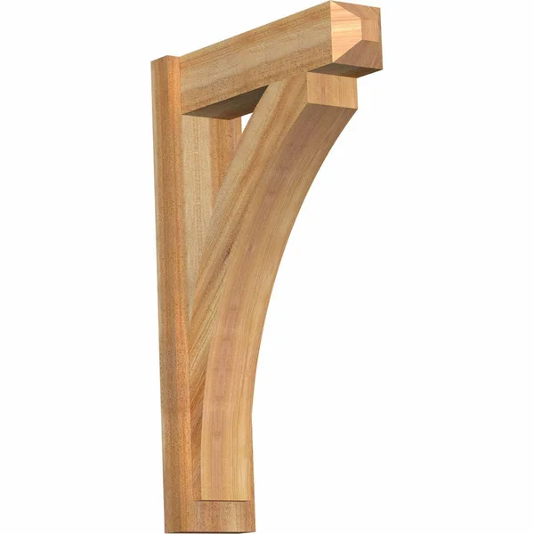 Ekena Millwork OUT06X20X32THR04RWR 6x22W x 20x22D x 32x22H Thorton Rough Sawn Craftsman Outlooker, Western Red Cedar