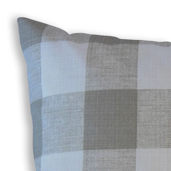 The Pillow Collection Jaspen Plaid Decorative Throw Pillow - 22 x 22 - Tan