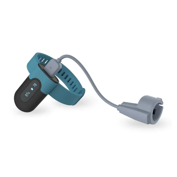 Wellue SleepU Continuous Wrist Oxygen Monitor with Alarm. Sleep Oximetry Report. Track Sleep Apnea Treatments at Home. Free APPu