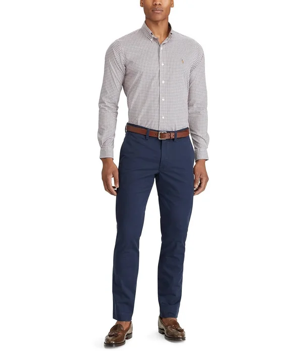 Polo Ralph Lauren Men's Straight-Fit Stretch Chino Pants - Ink