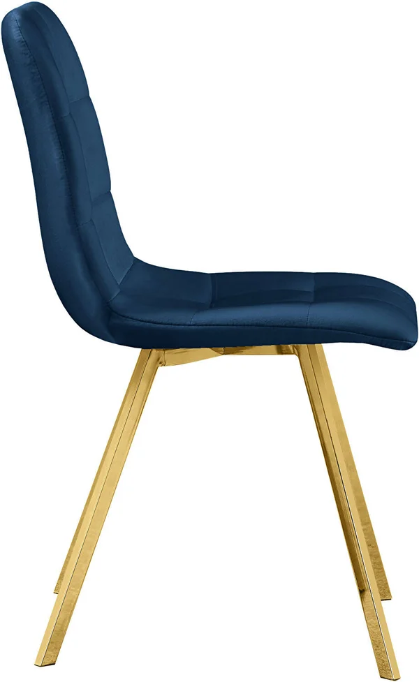 Meridian Furniture Annie Navy Velvet Dining Chair (Set of 2)
