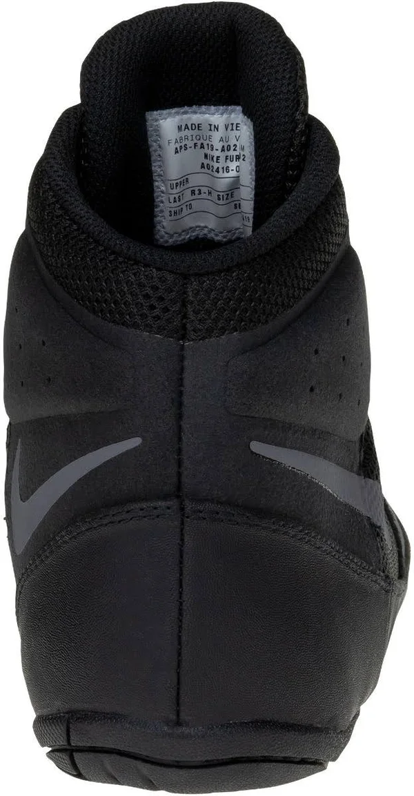 Nike Men's Fury Wrestling Shoes, Black