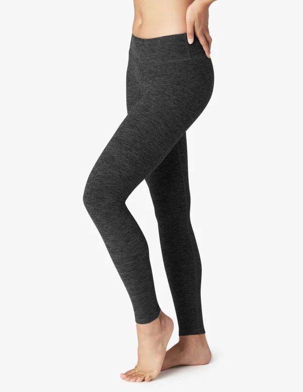 Spacedye Long Legging by Beyond Yoga Black-Charcoal - Xxs