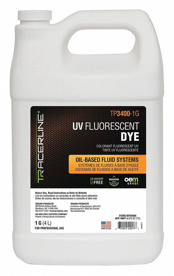 Tracerline UV Leak Detection Dye, 1 gal. Size Model: TP3400-1G