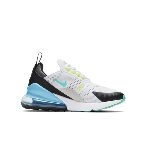 Nike Boys Air Max 270 - Shoes White/Hyper Jade Size 05.5
