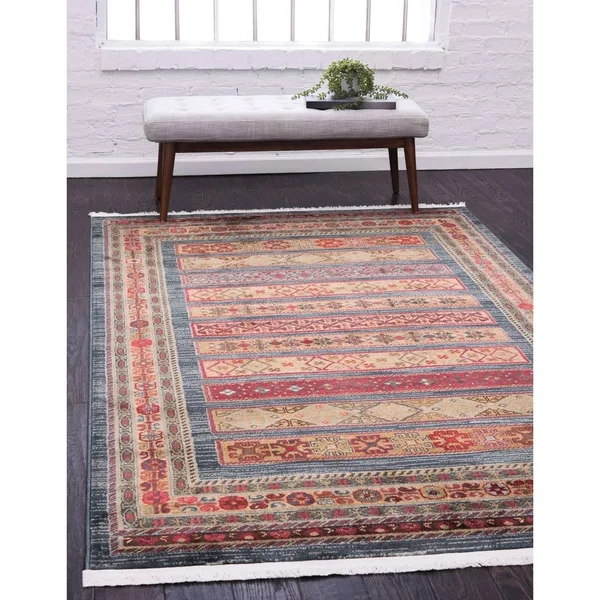 Unique Loom Pasadena Fars Area Rug - 9& x 12& Ivory