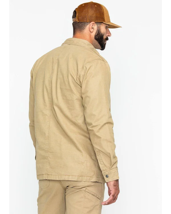 Carhartt Men's Rugged Flex Rigby Shirt Jacket - 2XT, Dark Khaki