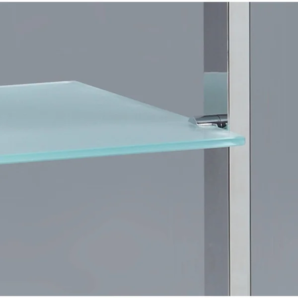 Chintaly 74103-BKS-S 4 Glass Shelf--Tempered