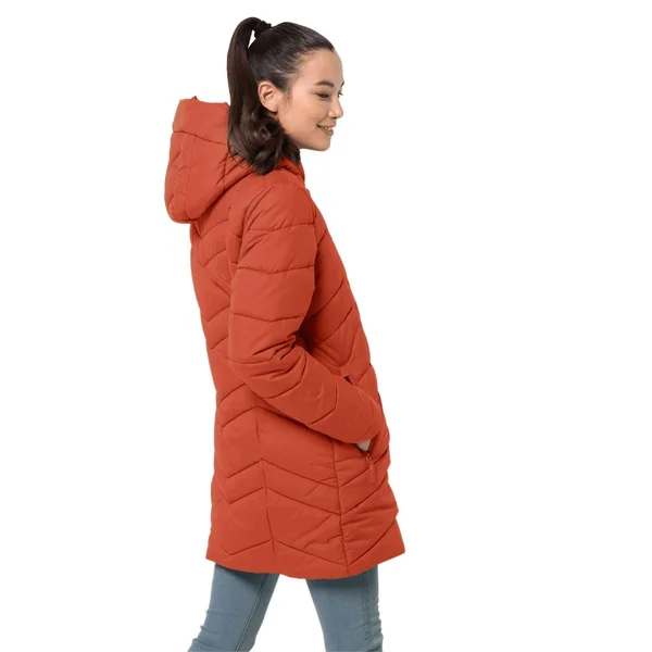 Jack Wolfskin Womens Kyoto Insulated Coat Saffron Orange