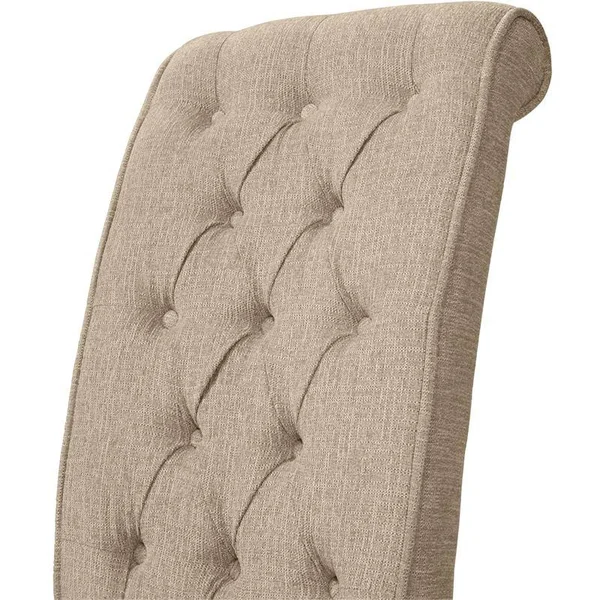 Furniture of America Landon Side Chair (Set of 2) in Antique Oak