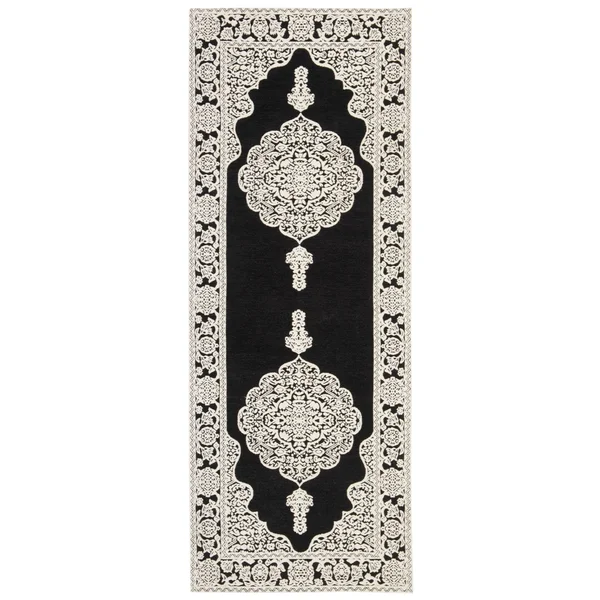 Safavieh Marbella Dark Blue/Ivory 2 ft. 3 in. x 8 ft. Runner Rug
