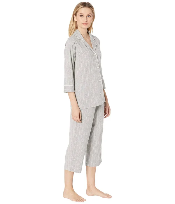 Lauren Ralph Lauren Women's Essentials Bingham Knits Capri PJ Set
