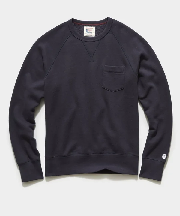 Midweight Pocket Sweatshirt in Original Navy