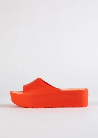 Lemon Jelly - Sunny Jelly Platform Sandal, Arancio, Size 38, Lori&s Shoes