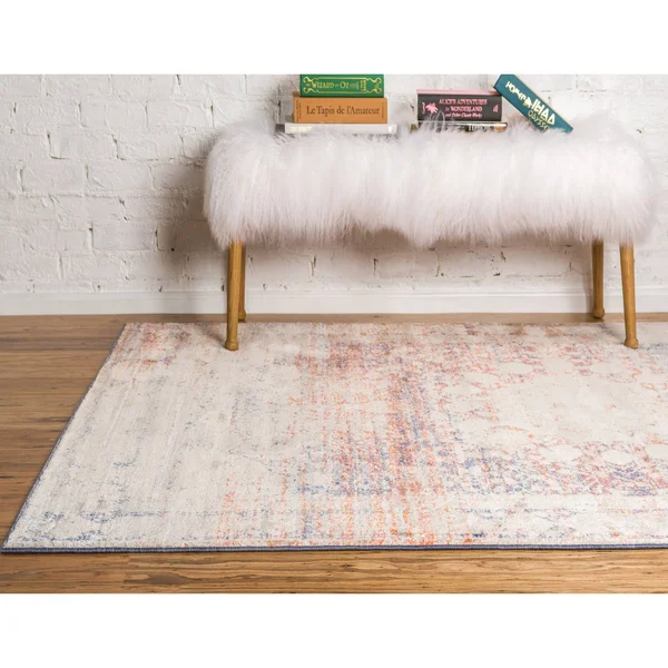 Unique Loom Rockwell Asheville Area Rug - 4& x 6& - Multi