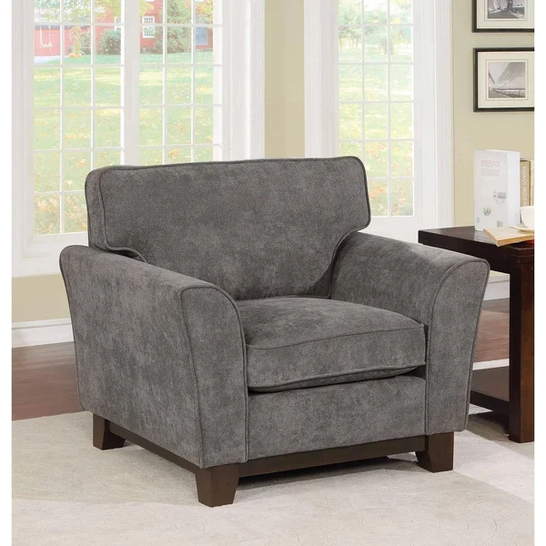 Furniture of America Caldicot Gray Chair