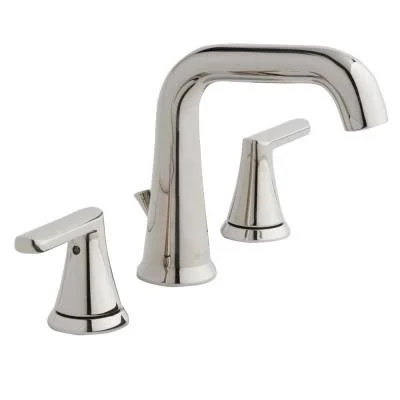Schon Jax 8 in. Widespread 2-Handle High-Arc Bathroom Faucet in Polished Nickel