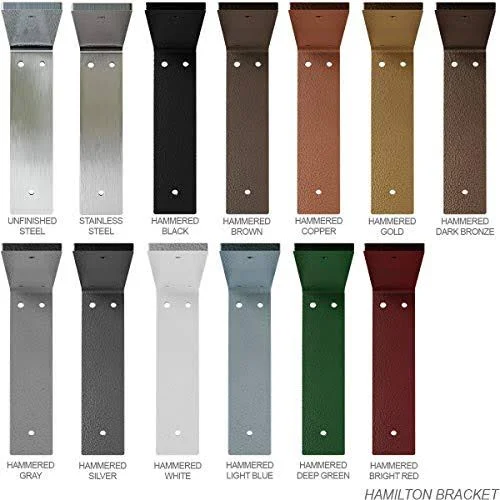 Ekena Millwork BKTM02X20X20HACRS 2 in. W x 20 in. D x 20 in. H Hamilton BRACKET, Steel