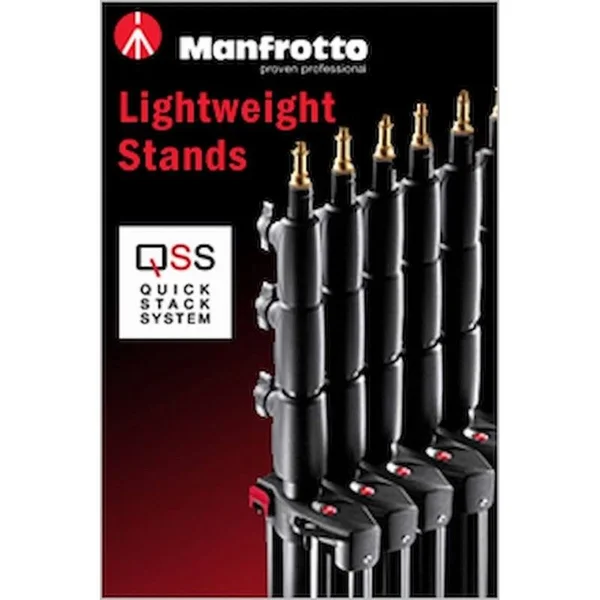 Manfrotto 1052BAC Alu Air Cushioned Compact Stand, Black