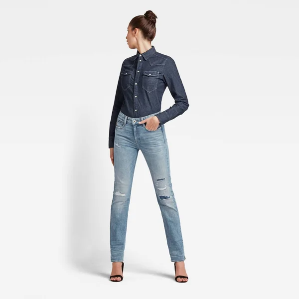 Gstar Noxer High Waist Straight Jeans 23, 30