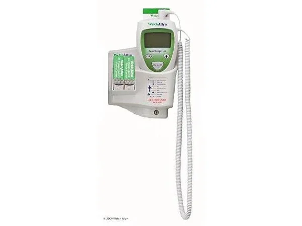 Welch Allyn 01690-300 SureTemp Plus 690 Electronic Thermometer w/ Wall Mount, 9ft Oral Probe