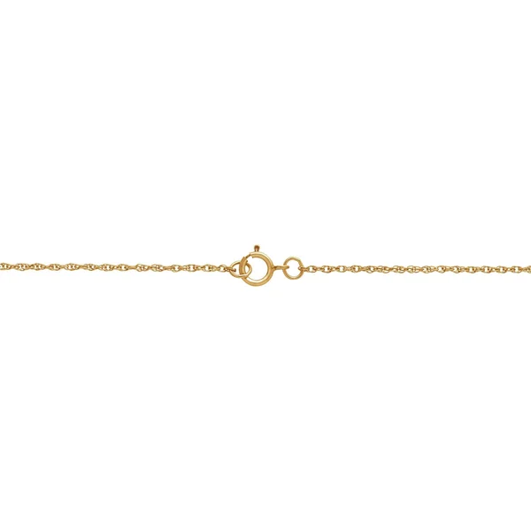3/8 ct Natural Round-cut Amethyst Pendant Necklace in 10K Yellow Gold - 16