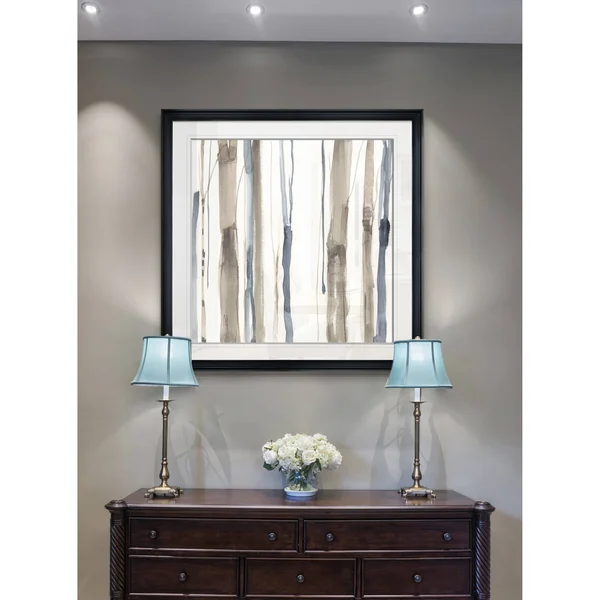 Duo Tone Trees I -Framed Giclee Print - 28x28