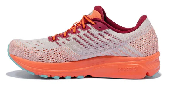 Men's Ride 13 Race & Baste Running Shoe - Grey/Orange - 11.5