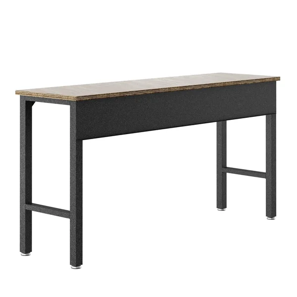 Manhattan Comfort 3-Piece Fortress Mobile Space-Saving Steel Garage Cabinet and WorkTable 1.0 in Grey