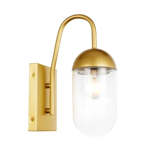 Ivy Terrace Matteo 1-Light Brass Wall Sconce - Size: White LD6172BR