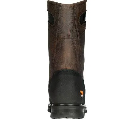 Timberland Pro Men's Powerwelt Steel Toe Wellington Work Boots Brown