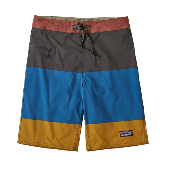 Patagonia Men's Stretch Wavefarer Boardshorts - 21 in. Color Block Breakup: Seaport, 36