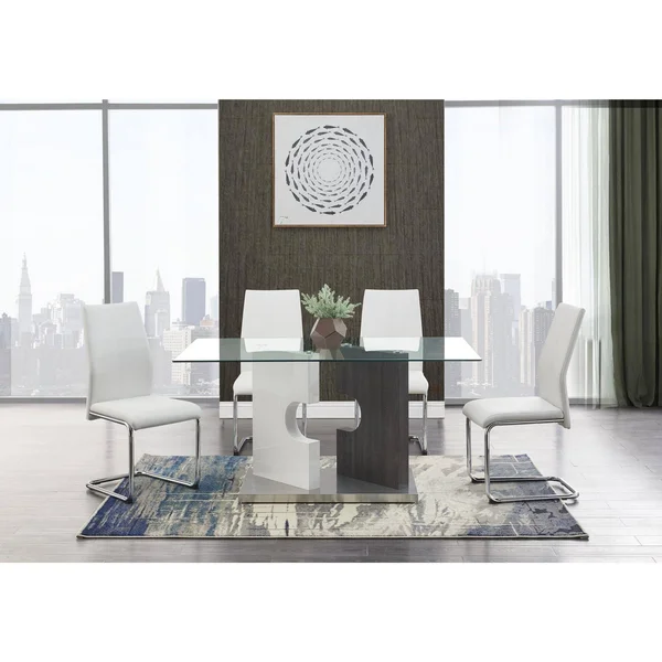 Global Furniture USA Dining Chair in White (Set of 4)