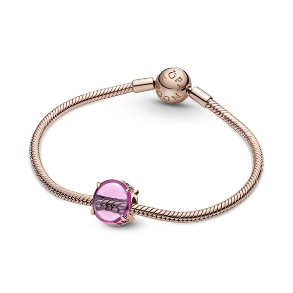 Pandora Colours Pink Oval Cabochon Charm - 789309C02